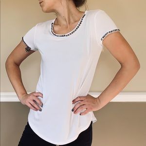 Sheer studded H&M tshirt